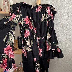 Floral Off-Shoulder Dress